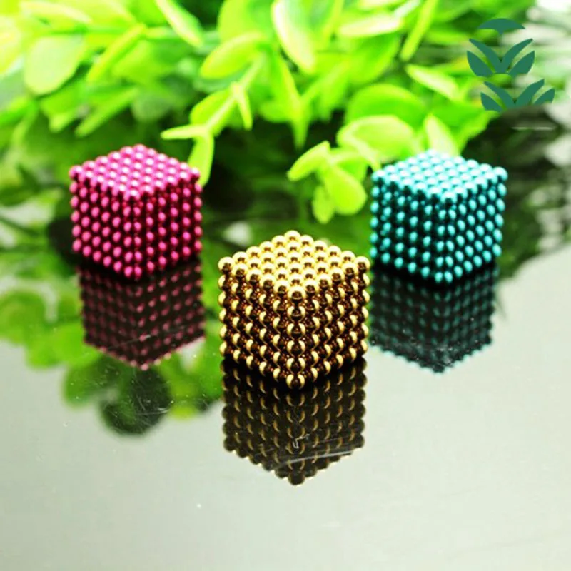 
216Pcs DIY Metal Neodymium Magic 3mm Magnet Magnetic Balls Blocks Cube Construction Building Toys Colorfull Arts Crafts Toy 