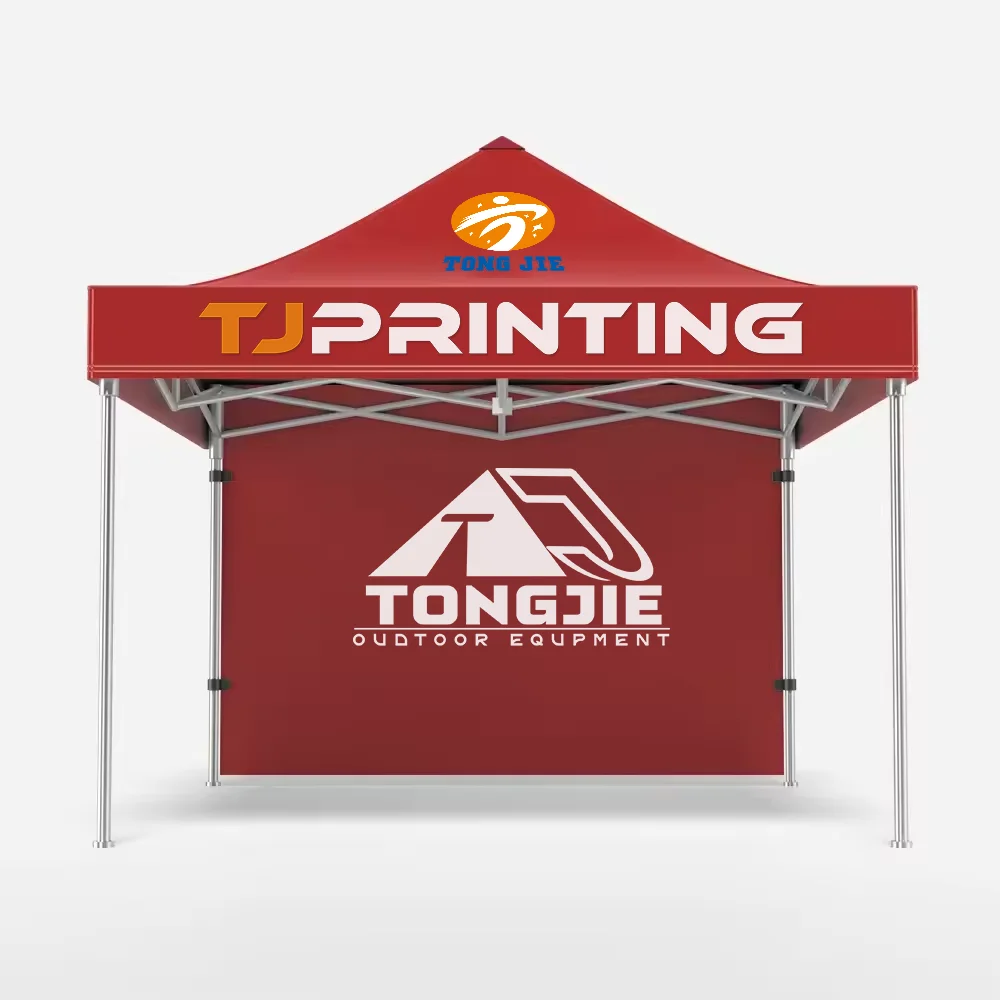 3*3 m Custom Manufactured Logo Fair Aluminum Frame Portable Foldable Outdoor Canopy Gazebo Tent with Wall for Trade Show