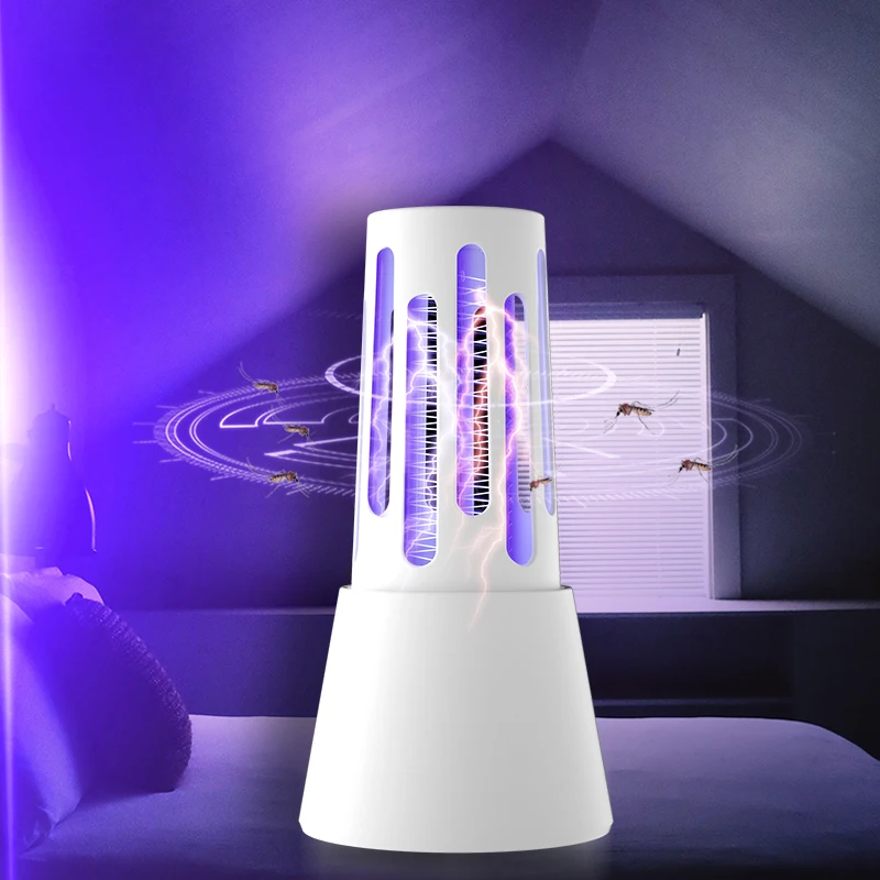 2022 trending products Anti Insect Trap Pest Control USB rechargeable Electric led Mosquito Killer Lamp