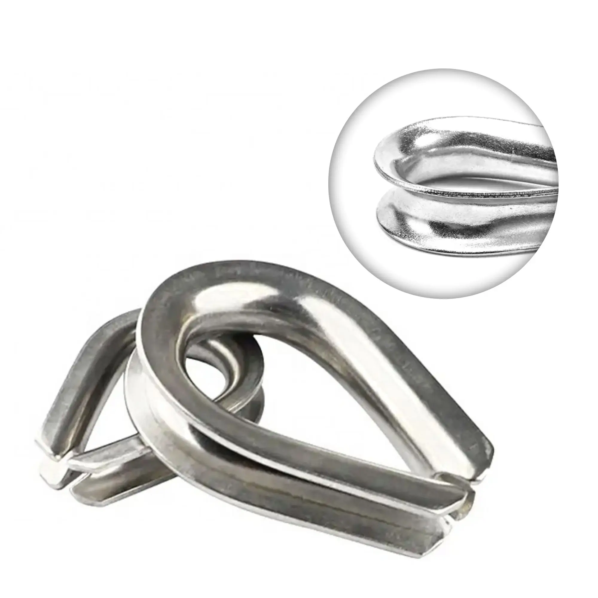 High Quality Hot Dip Galvanized European Type Wire Rope Thimbles