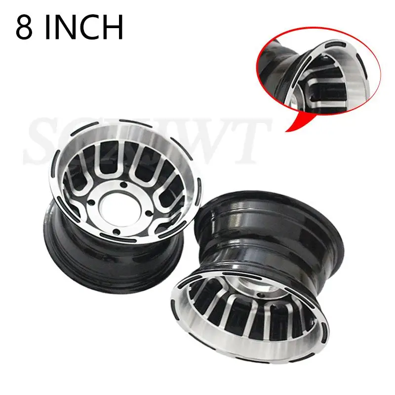8 Inch front tyre Aluminium Alloy Wheel Hub Wheels Vacuum Rims Monkey Bike Motorcycle Accessories Modified