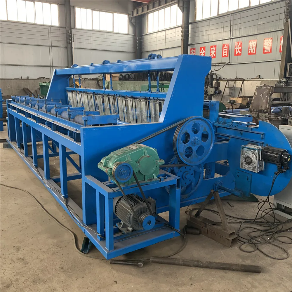 Good quality high carbon crimped spring steel wire mesh making machine
