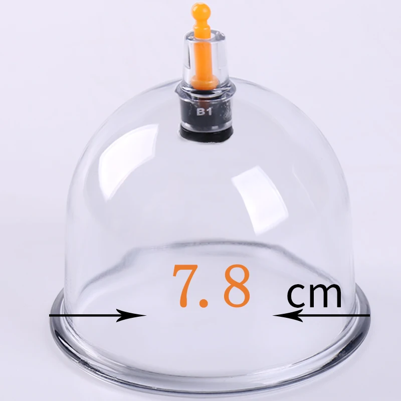 Набор вакуумных чашек для вакуумной терапии, 7,8 см