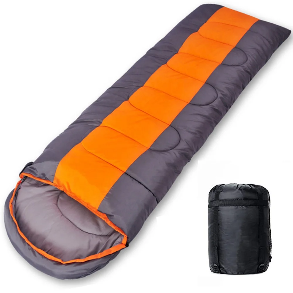 Easy storage cost-effective sleeping bag waterproof cotton envelope sleeping bag For Camping Hiking Traveling