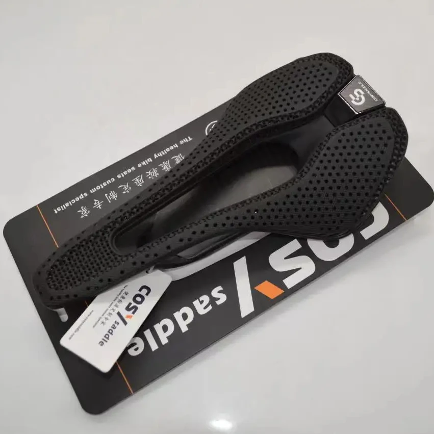 COSY SADDLE Manufacturer  3D print  carbon bicycle saddle  black/green/purple