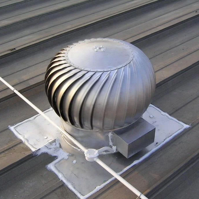 Roof Ventilation Fan 304/201 Stainless Steel No-Power Wind Waterproof Roof Fan