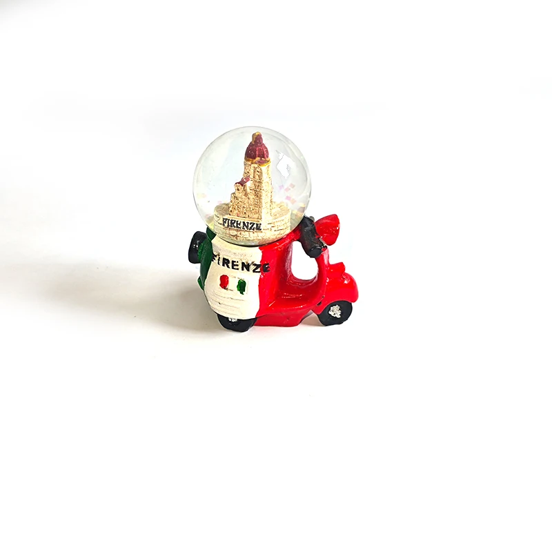City Souvenirs Cute Resin Home Decorations for Gifts Resin Glass Crystal Ball