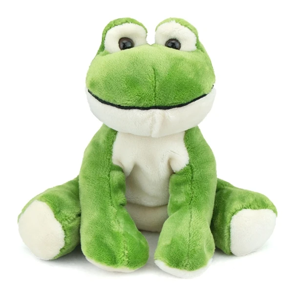 Wholesale Cheap custom lovely green frog animal stuffed and plush toy
