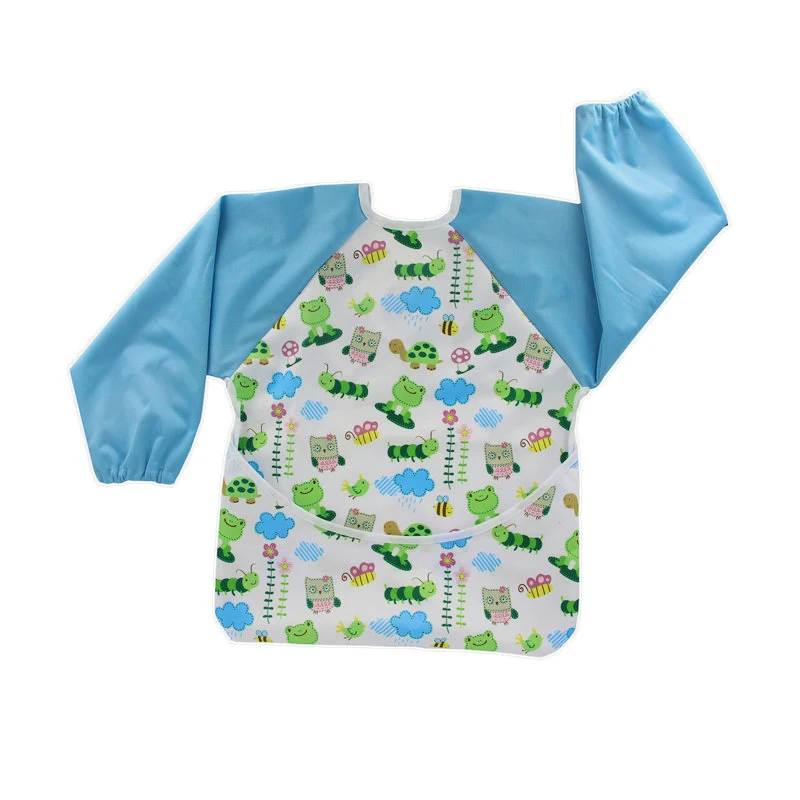 Good Factory Price comfortable waterproof baby bib with sleeves