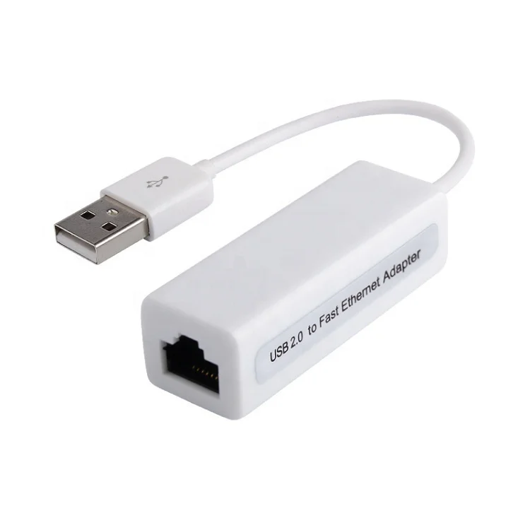 Wholesale USB 2.0 to LAN RJ45 wired ethernet network adapter 100Mbps usb ethernet adapter for PC laptop