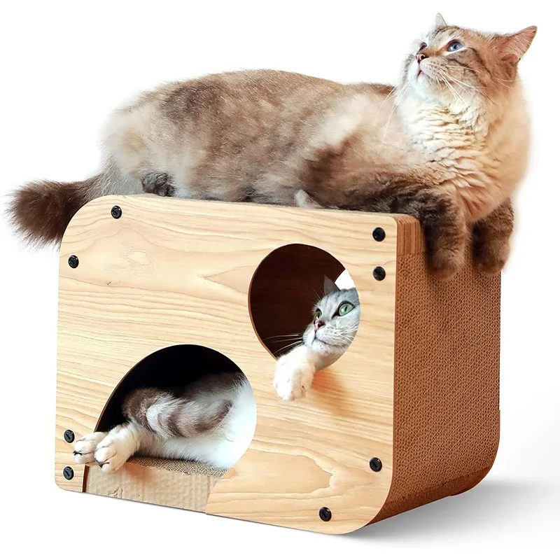 Cat climbing lounge vertical Two-layer space horizontal cardboard cat house