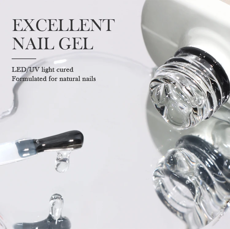 Private Label Nail Multi Functional Gel Polish 15 Options Strong Matte Diamond Top Coat Base Coat