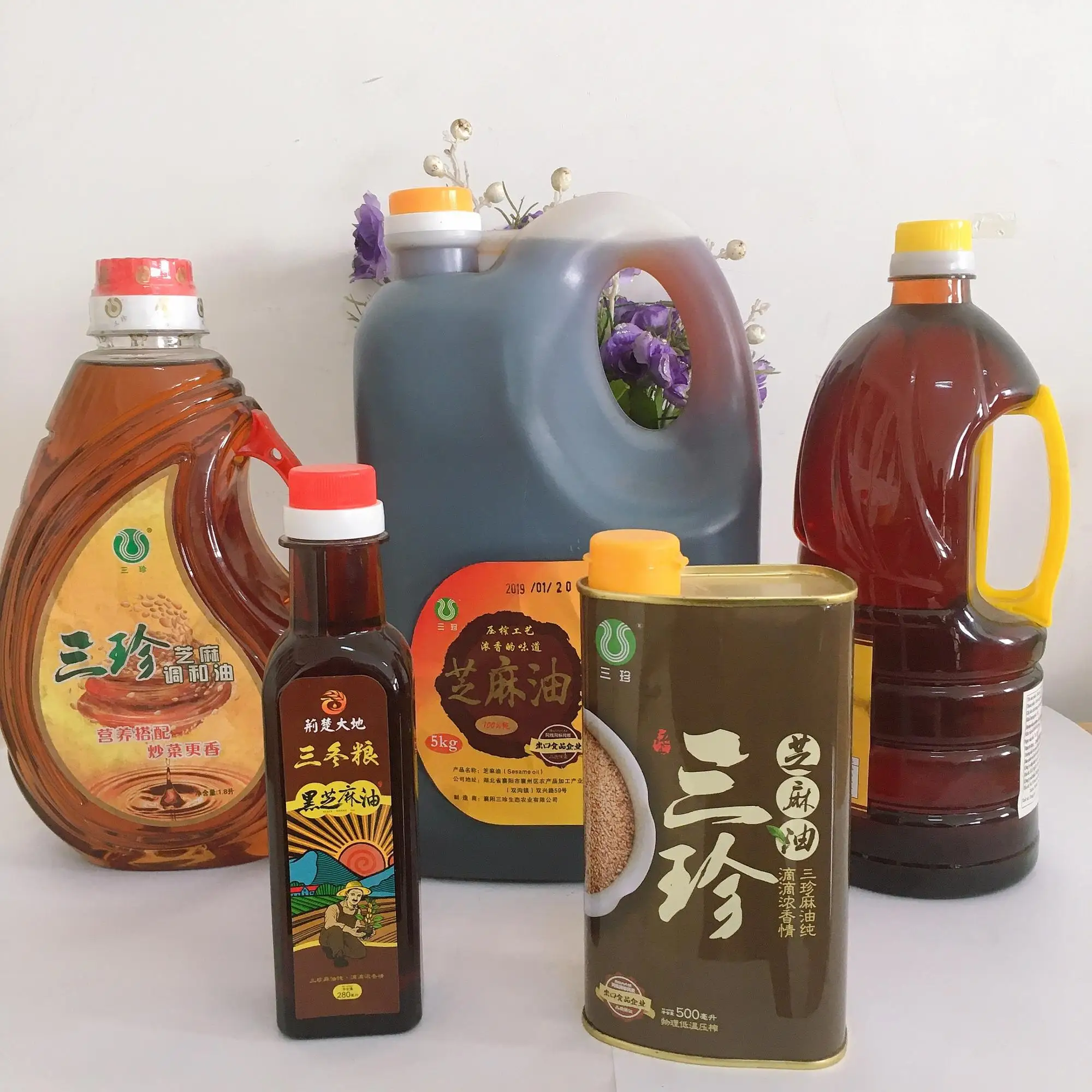 
5.5L volume Bulk Packaging Seed Oil Product Type Low Price Pure Sesame Oil 