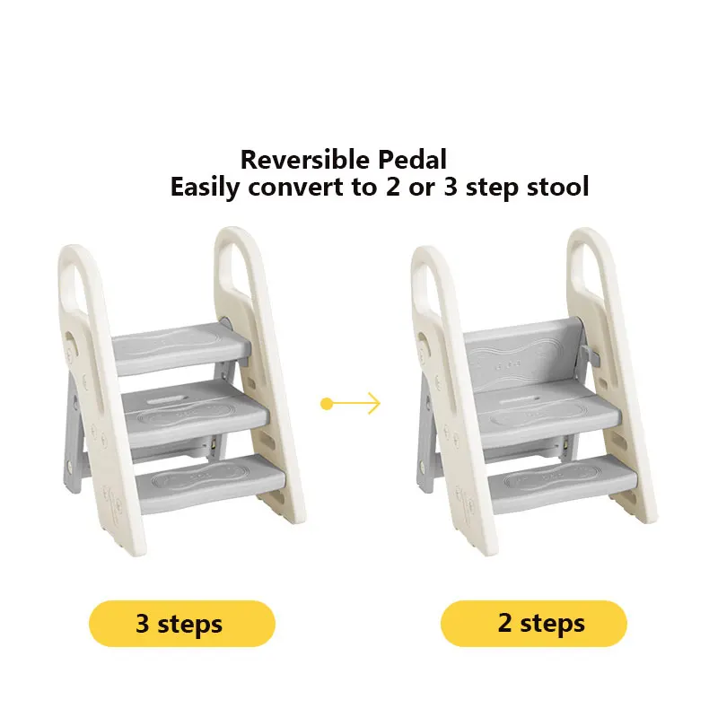 Easily Folding and Non-slip Potty Training Step Stool for Children