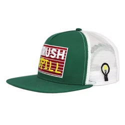 Custom 5 panel cotton 3D embroidery mesh trucker cap