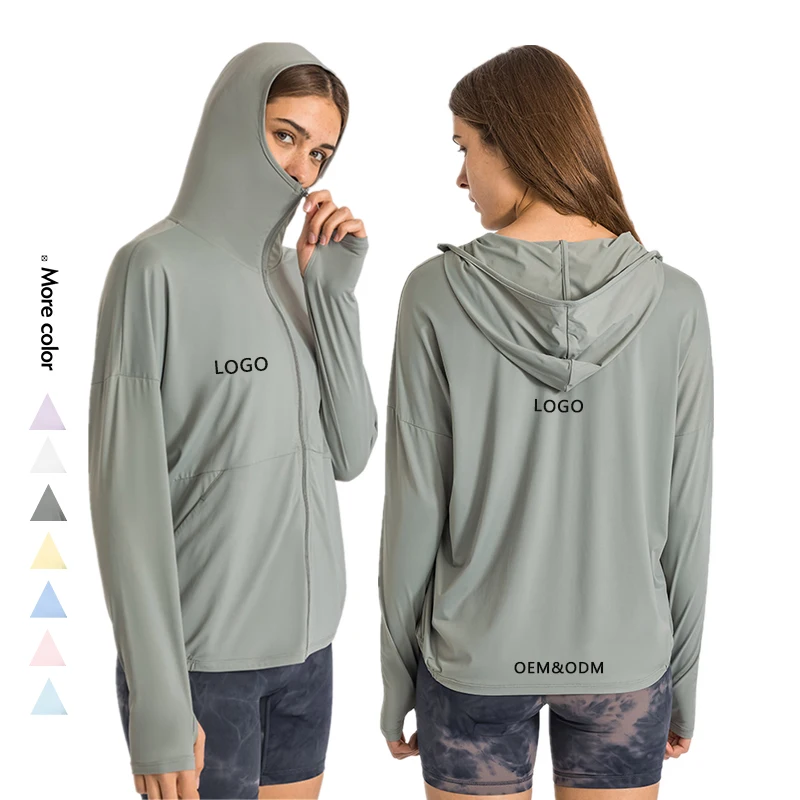 Xsunwing Women Ice Silk Sunscreen Jacket Fitness Upf50+ Running Tennis Cycling Summer Anti-uv Sun-protective Sunscreen Clothing