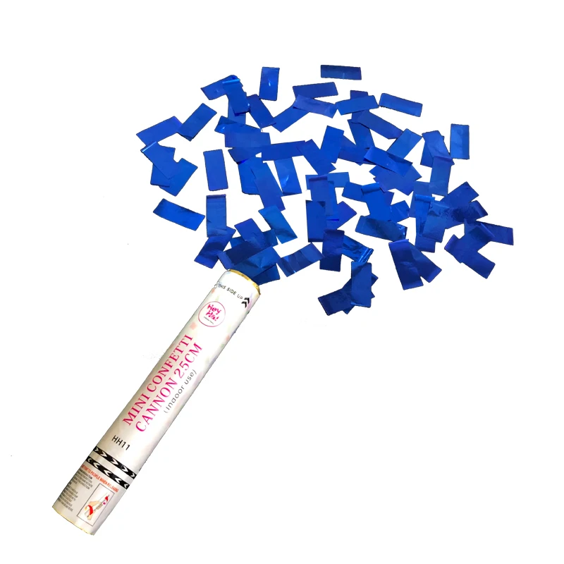 Factory Supply High Quality Party Poppers Confetti Cannon25cm Anodized Aluminum Confetti Cannon Festival Decoration Party Favor