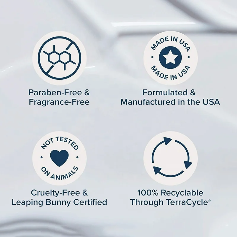 Low Moq Blue Copper Peptide Face Wash Deep Cleansing Gentle Ghk-cu Face Wash