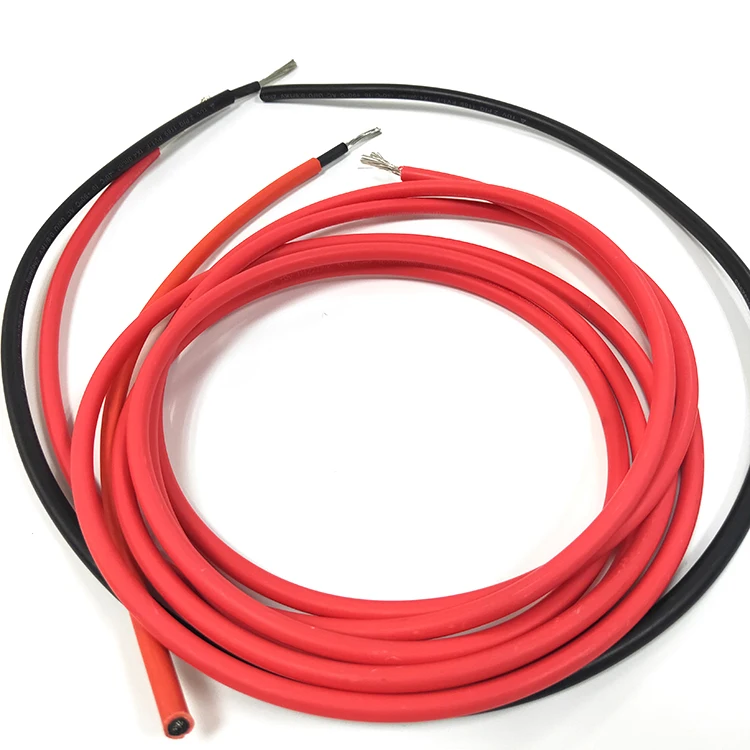 SeanRo TUV CE certified UV resistance 4mm cable reach rosh 6mm photovoltaic solar cable