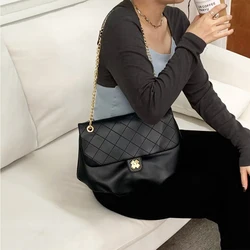 New Ringed Chain Bag for Women New Niche Large Capacity Alibaba Online Shopping Bag Fashion Versatile Ladies Cross-body Bag