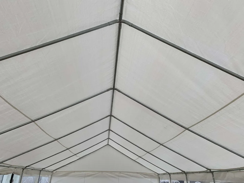 Budget PE Marquee tent 6x12 m for Birthday party