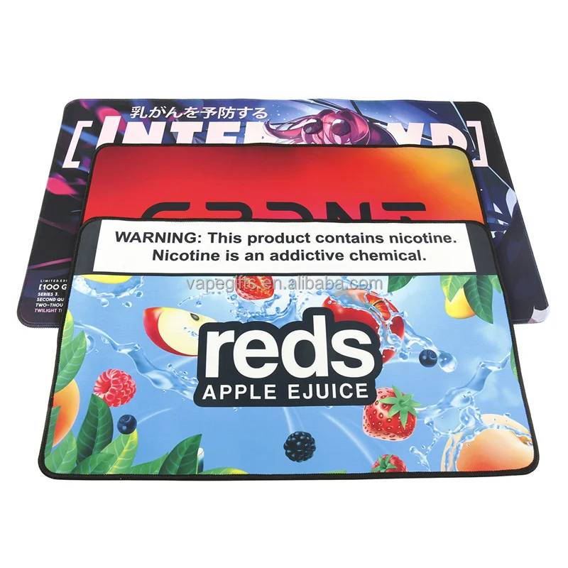 Custom Logo Rubber Sheet Material Computer Keyboard Mousepads Rubber Gaming Mouse Pad