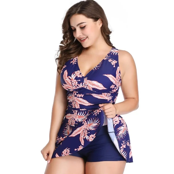 2024 new  Plus Size Design high elasticity Swimming Suits High WaistWomen Breathable Sexy Quick drying  Swimsuit