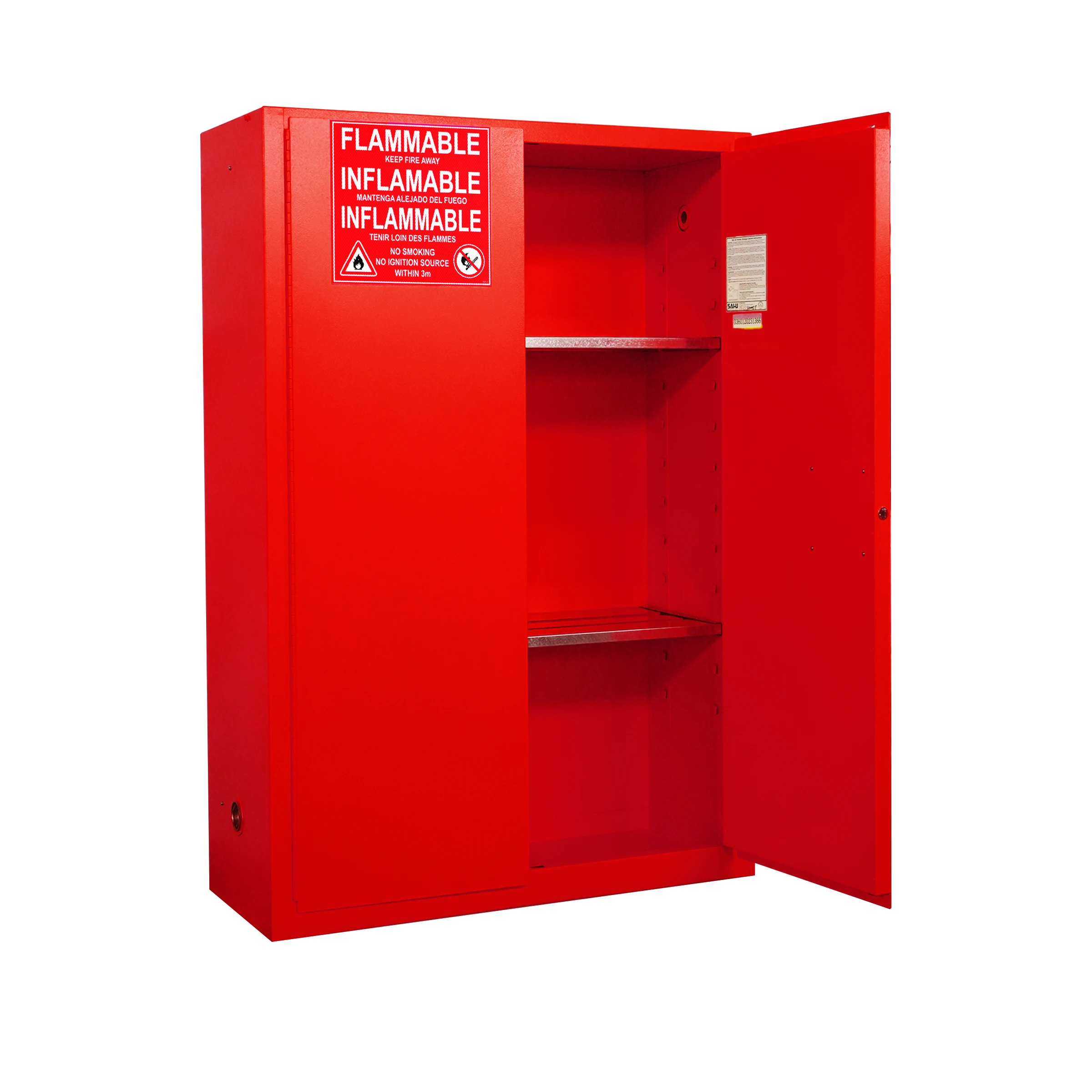 SAI-U Mostly Used in Laboratories SC0045R Factory Supplies Safety Cabinets for Chemicals Storage of Flammable Liquids