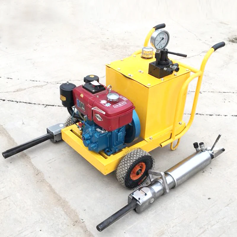 Easy Portable Hydraulic Rock And Stone Splitter Rock Splitter Diesel