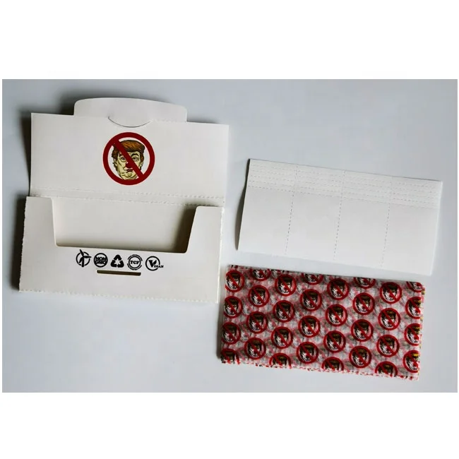 
custom design hemp rolling printing paper in booklet with tip inside 