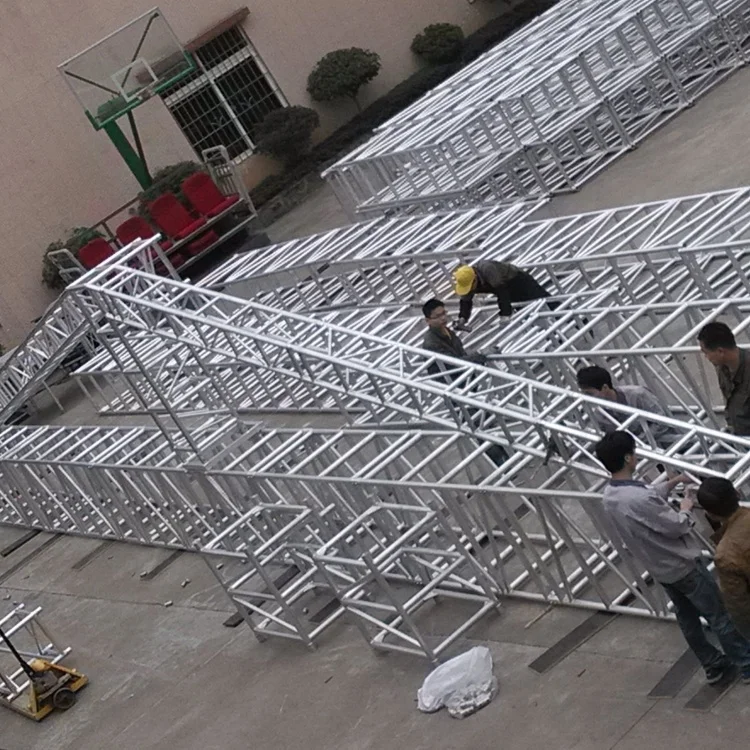 Aluminum Square Truss Spigot Truss Aluminum Podium Truss Pillar For Concert Event
