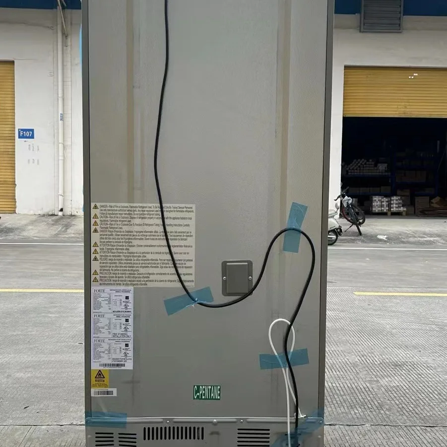 US specific 115V-60HZ variable frequency air-cooled frost free with ice making cross-border French 3-door refrigerator