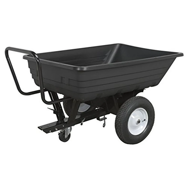 construction site Heavy duty tractors tilting cart trolley utility cart wagon dump wagon truck car tipper
