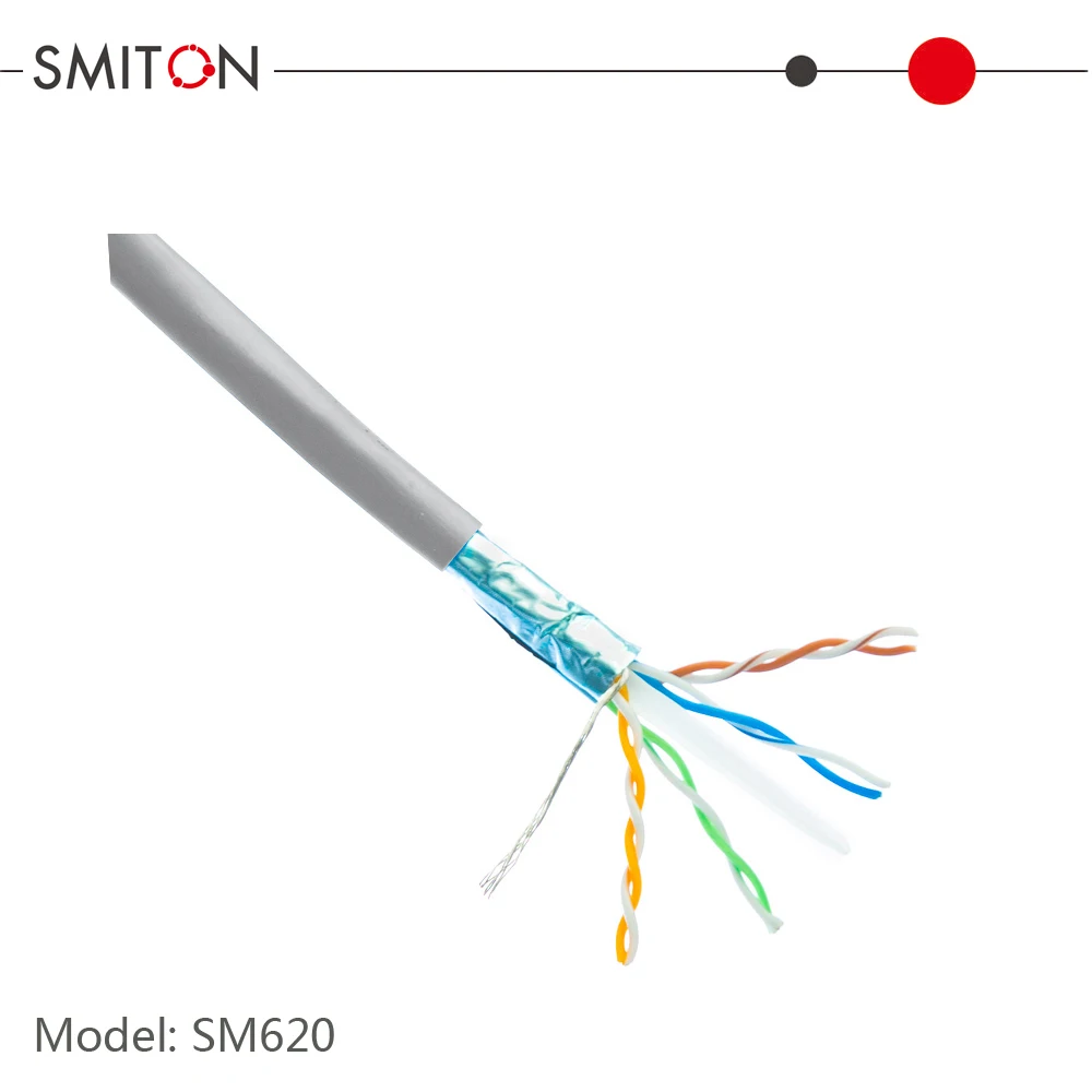 High Quality BC CCA Twisted Pair CAT6 FTP 1000FT 305M 24AWG Network Ethernet Lan Cable