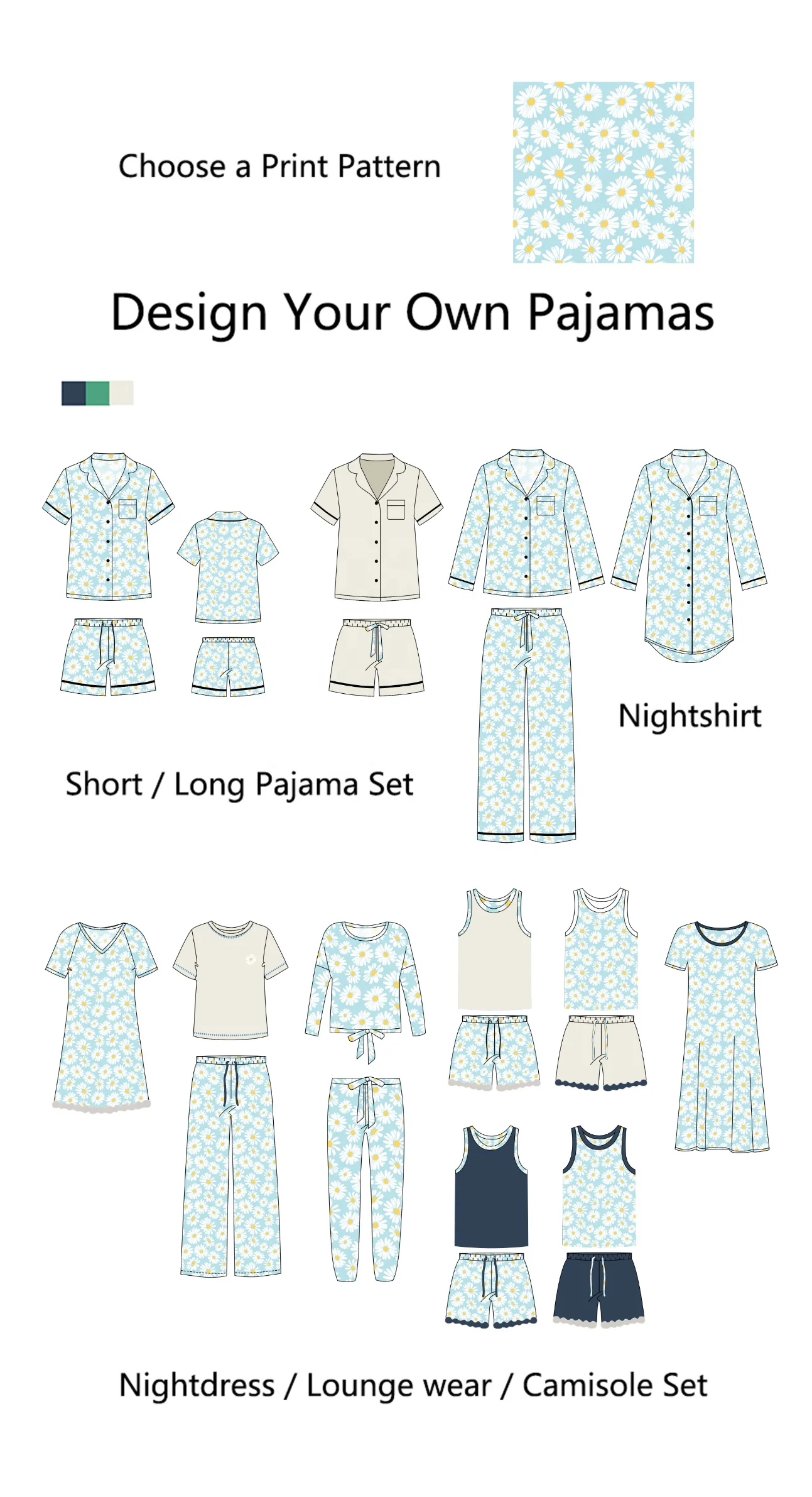 MGOO OEM White Color Night Shirts Letter Custom Printed Sleep Dress O Neck Short Longline Sleepwear