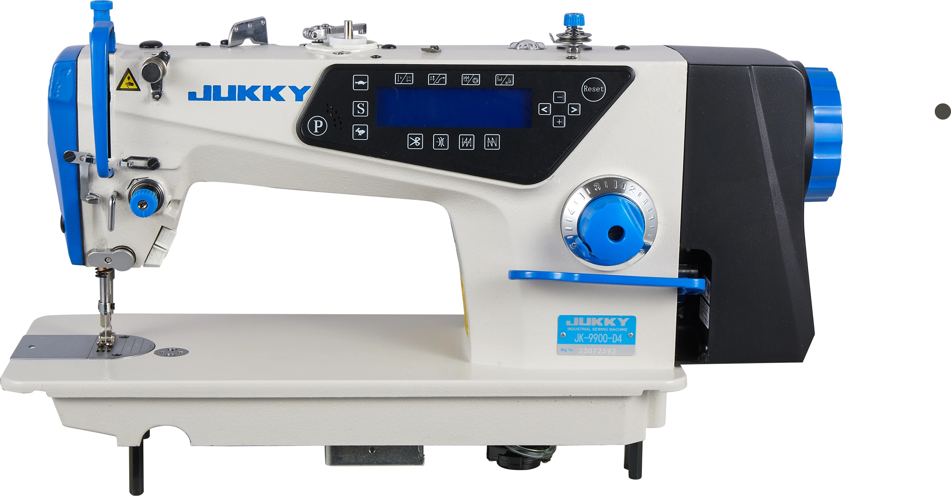 JK9802 High-Speed Automatic Lockstitch Industrial Sewing Machine Direct Drive Computerized Garments Leather New Condition