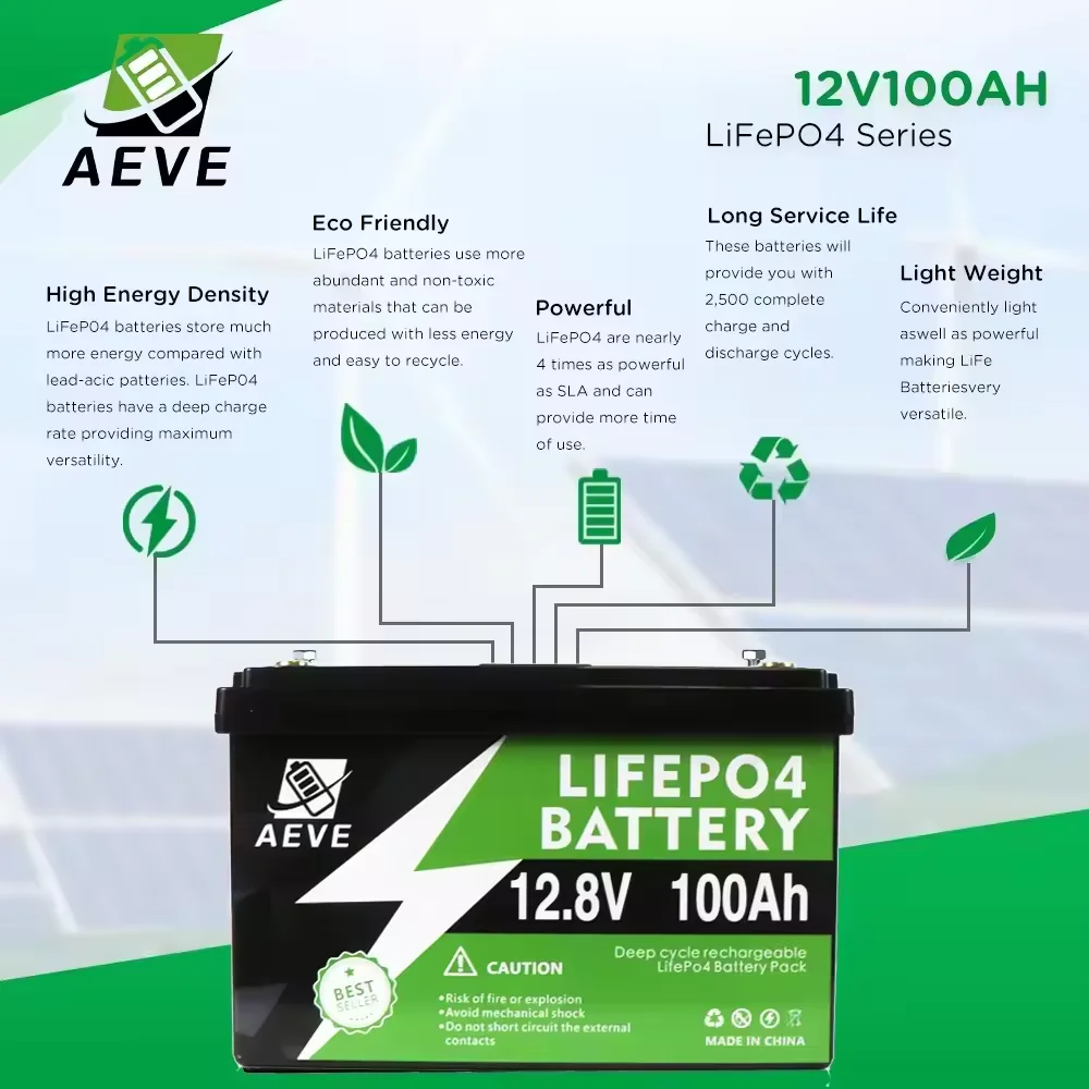 Литий-ионный аккумулятор 12 В 50Ah 300Ah 400Ah 100Ah Lifepo4 200Ah для гольф-кары Rv Marine