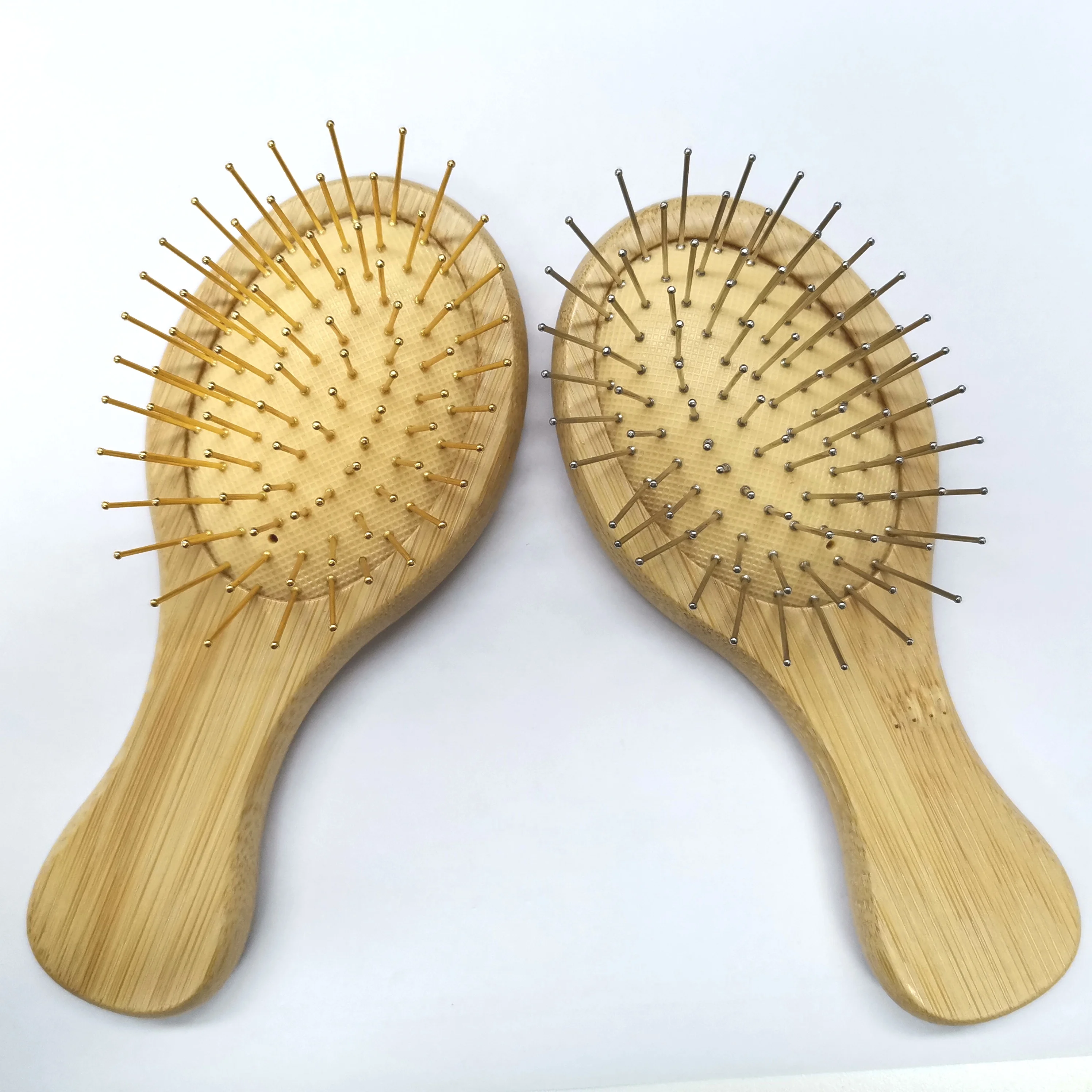 Экологичные биоразлагаемые медицинские инструменты, широкий зубной инструмент для кожи головы, массажная расческа из натурального бамбука, деревянная щетка для волос
