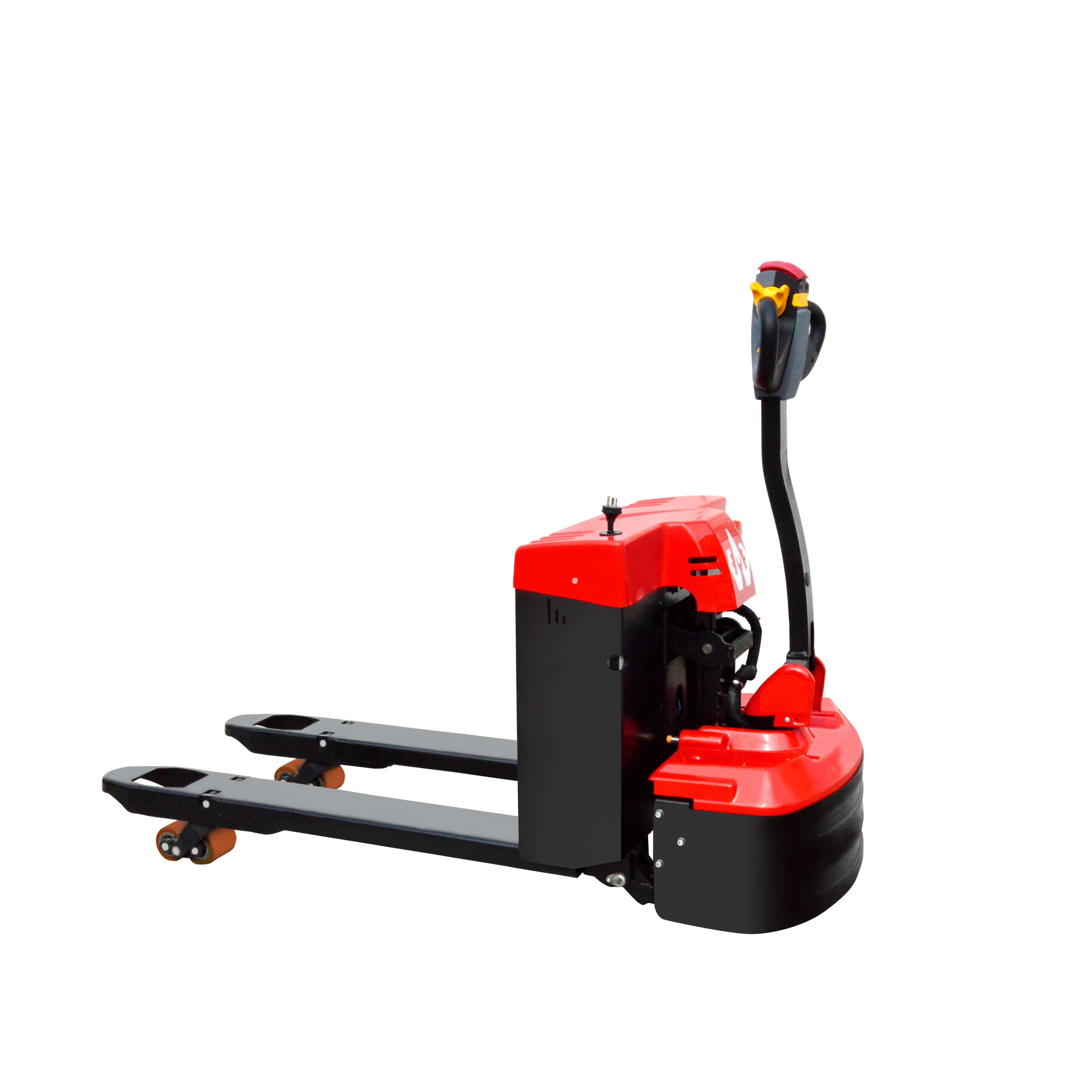 2ton Semi Electric Pallet Jack Battery Pallet Truck with PU Nylon Wheel