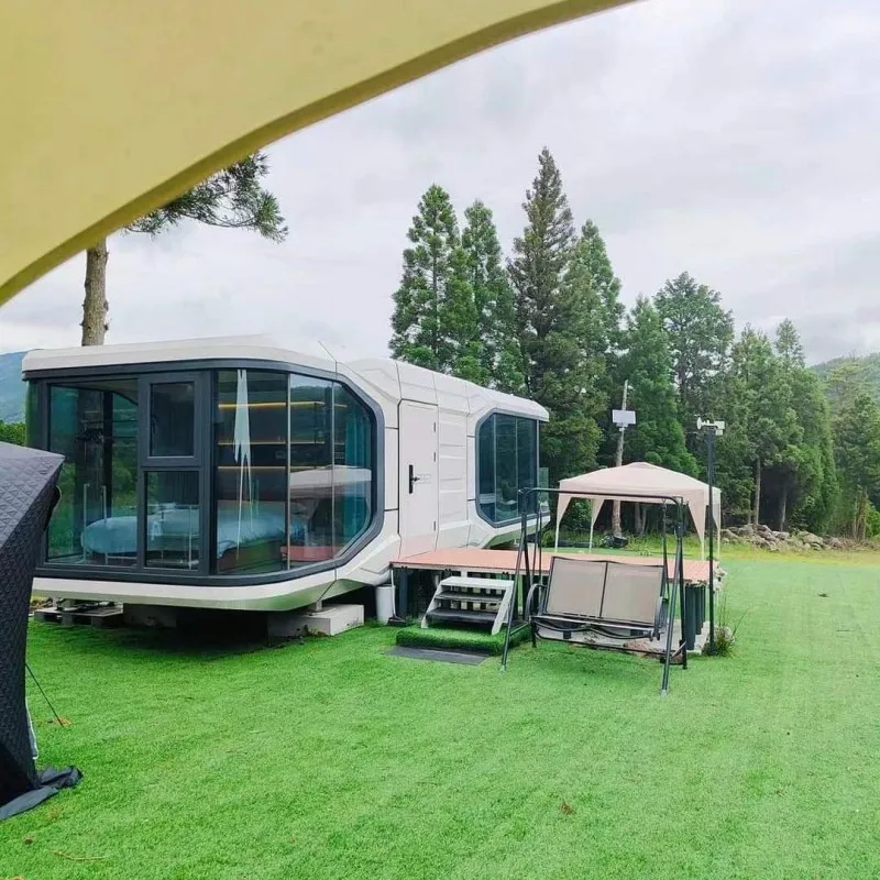 Сценическая Антикоррозийная космическая капсула homestay интегрированный дом Shandong от производителя космических капсул