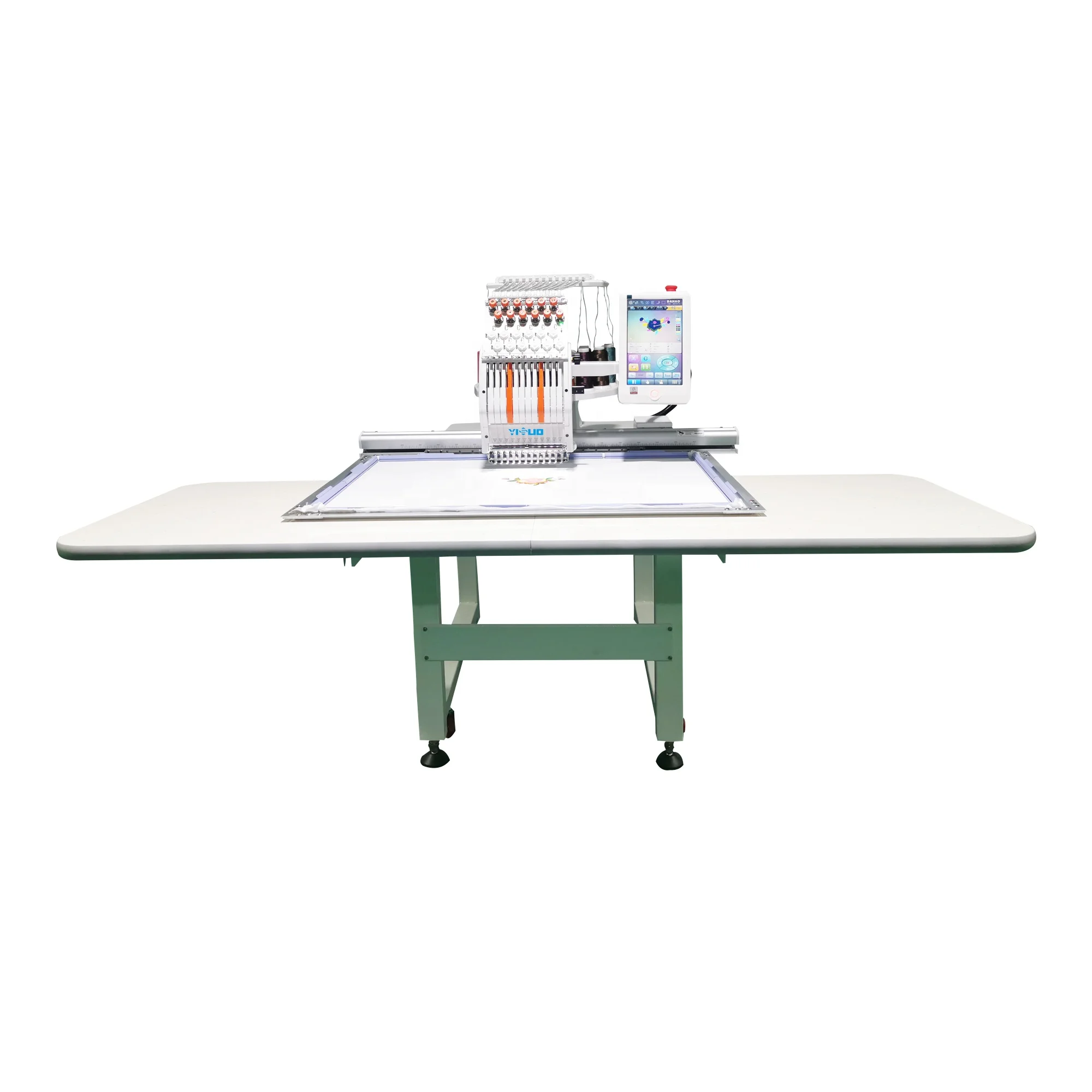 YISUO YS-1202 одноголовная высокоскоростная 12-игольная компьютерная футболка для одежды вышивальная машина