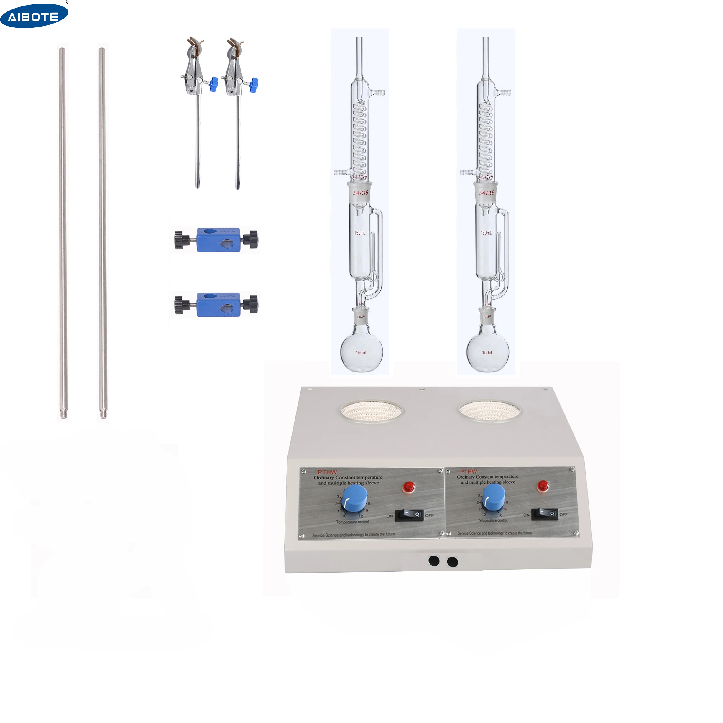 250ML 500ml 6 unit heating mantle for repetitive extracting refluxing and distilling