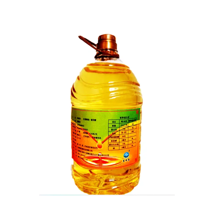 Food Safety Grade Organic edible oil refining home use edible cooking seasom oil royal rice oil
