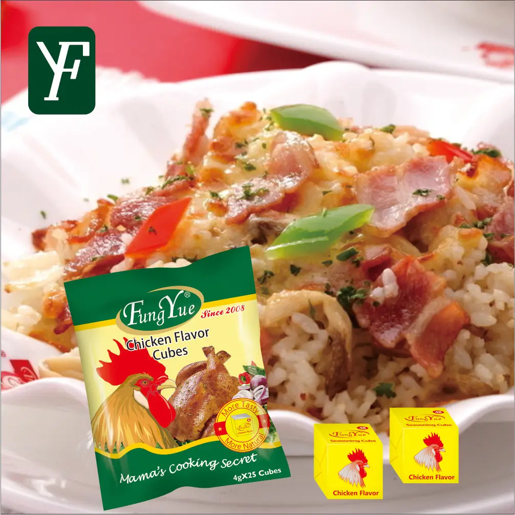 
HALAL Meat Flavor Soup Bouillon Cube 4g 10g 