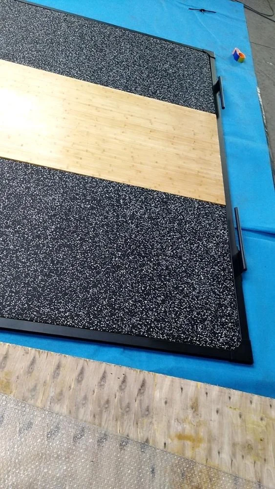 Custom Gym fitness equipment training type weightlifting platform