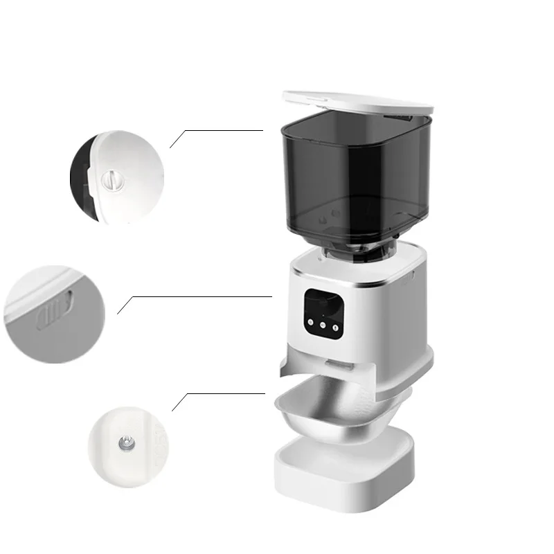 Высококачественная умная миска для собак и кошек кормушка домашних животных автоматическая большой емкости 6 л