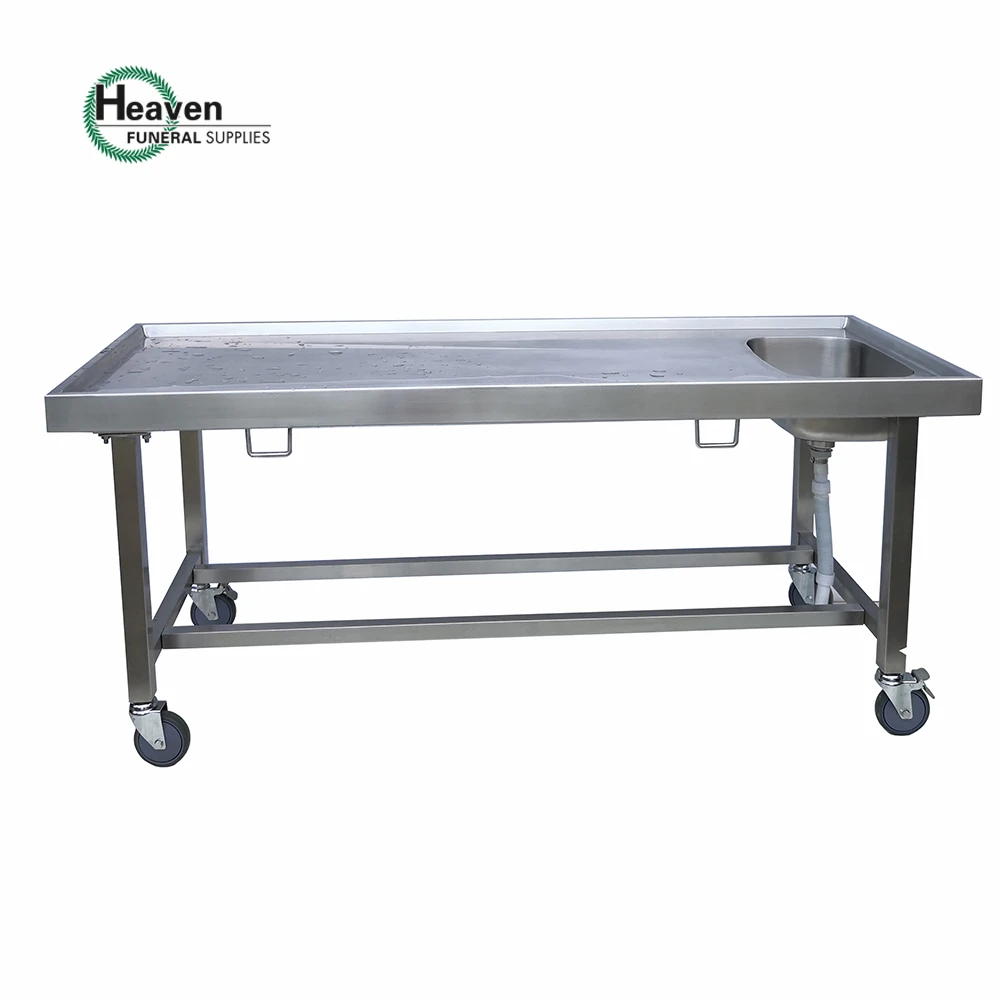 Chinese manufacturer customized logo anatomy dissection table for mortuary