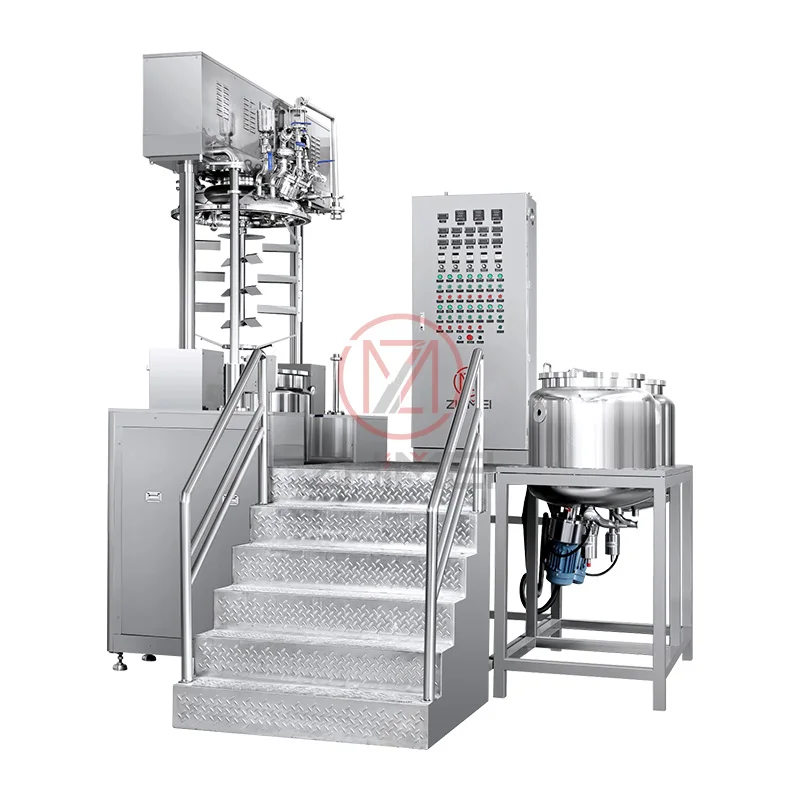 Intelligent Lotion Cream Liquid Ointment Toothpaste Mayonnaise Mixing Machine Vacuum Homogenizer Emulsifier Emulsifying