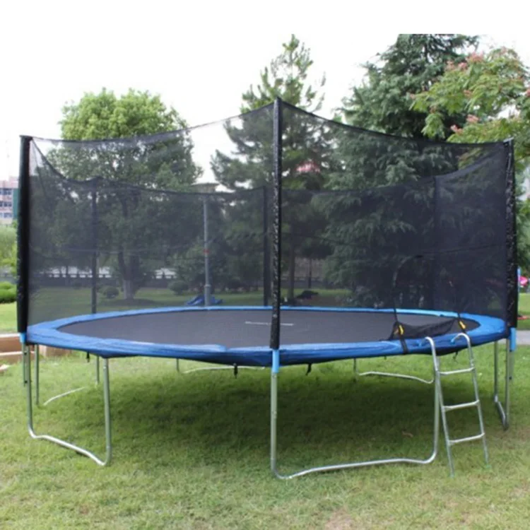 round trampoline with net for family PP mat trampoline