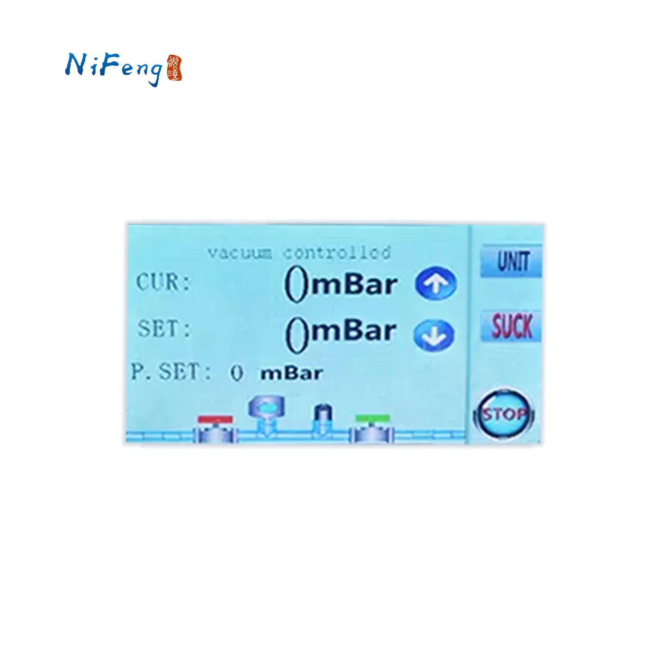 VC4000 Plc With Pressure Controller Distillation System Adjustment And Control Vacuum System Vacuum Pressure Controller